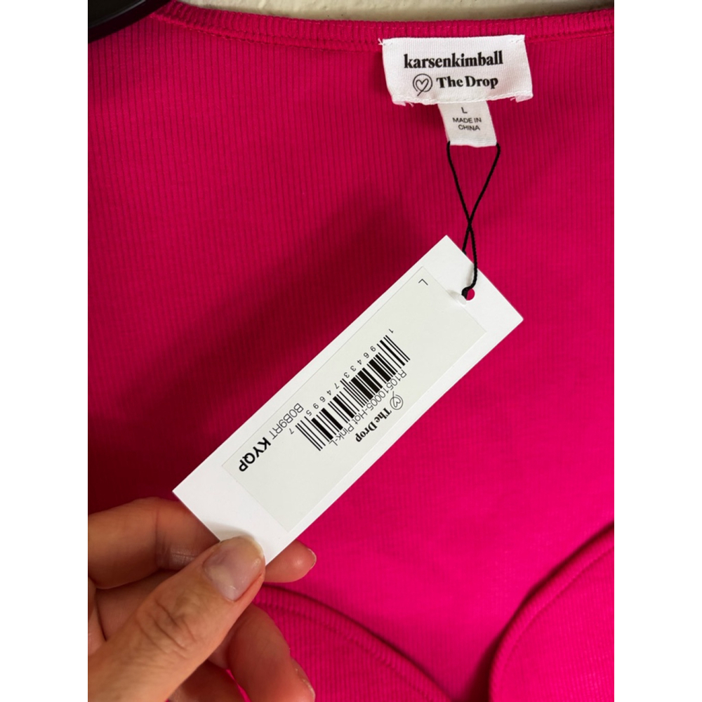 Women's karssenkimball The Drop Top Size L Pink - Picture 5 of 7